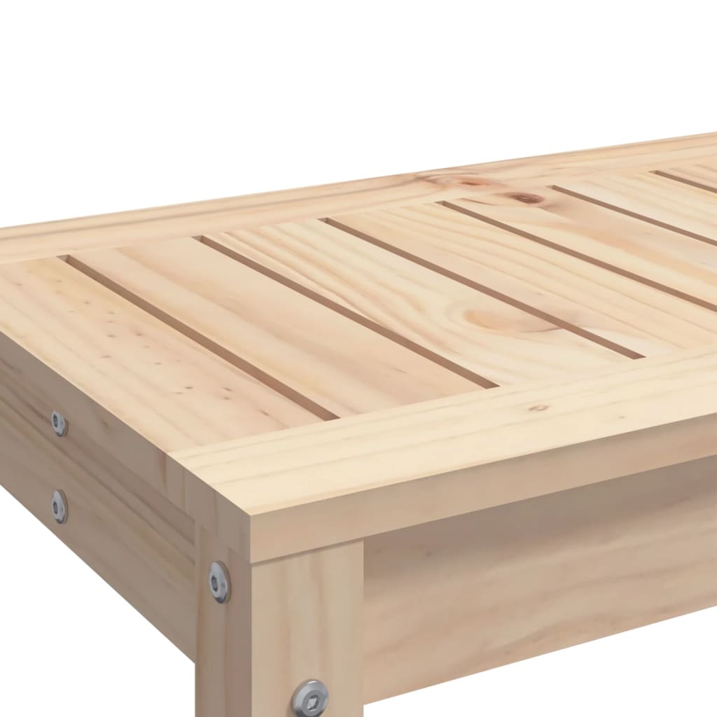 Garden Bench 108x35x45 cm Solid Wood Pine